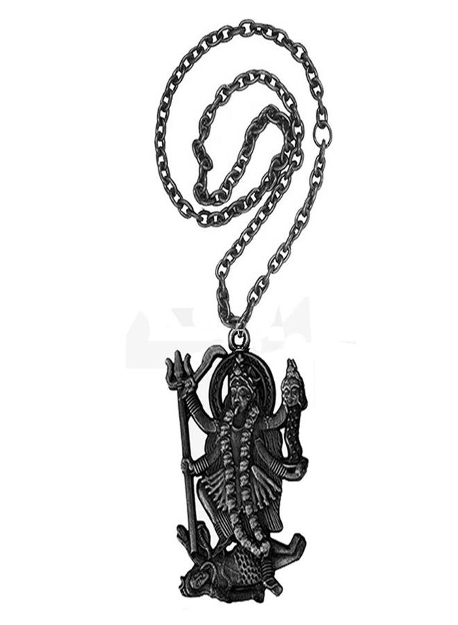 AFH Goddess Kali/Maa Kali/Mahakali رمادي ديني ديفي ماتا ديكور سيارة معلقة حلية - Image 1
